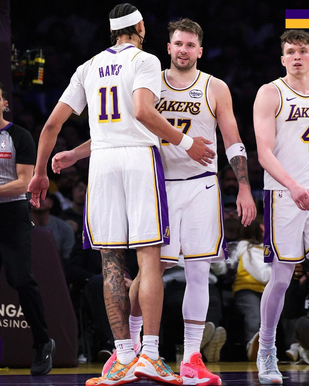 网页版地址-湖人1日内3喜临门！詹姆斯不用着急复出，但东契奇想争冠真需要他